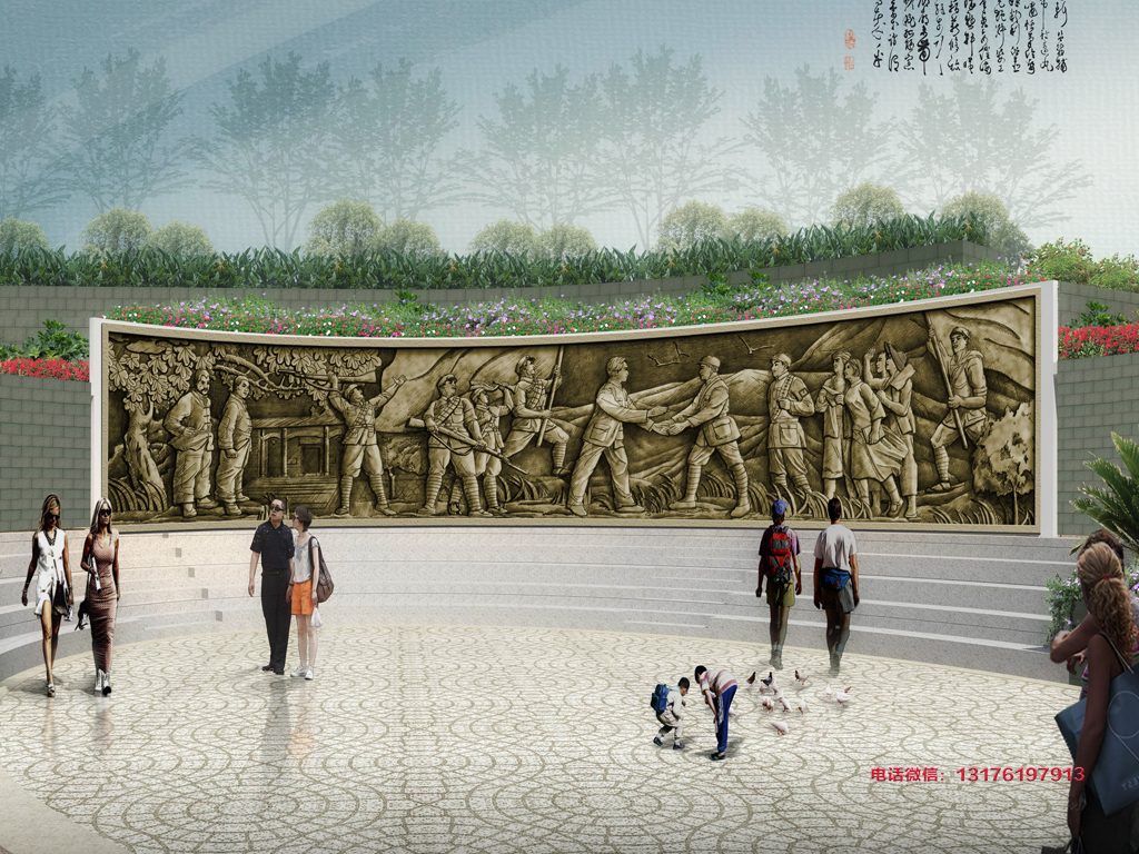廣場(chǎng)民俗風(fēng)情浮雕墻設(shè)計(jì)三大步驟-以瀘溪縣廣場(chǎng)石雕壁畫為例子