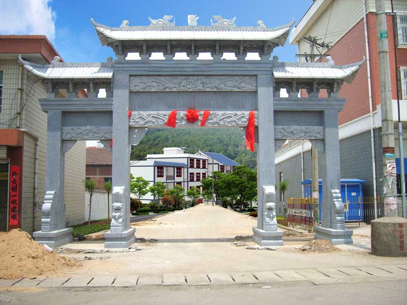 山東村口門樓起什么作用