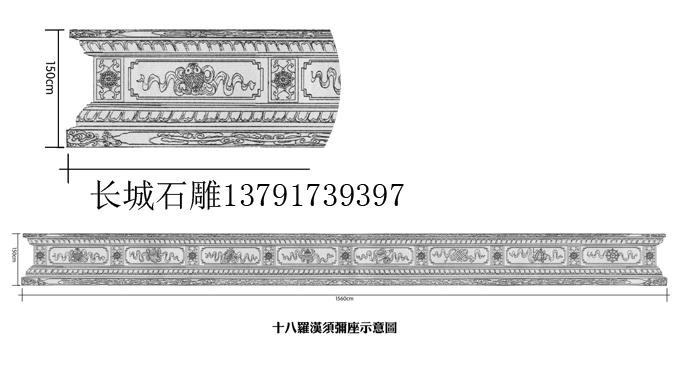     石雕須彌座臺(tái)基的發(fā)展與佛教文化密切相關(guān)，石雕須彌座最早是用于佛像下面的一種基座形式。