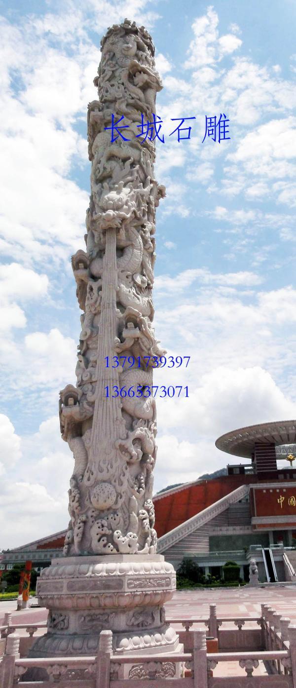 石雕龍柱雕刻安裝地點(diǎn)；浙江