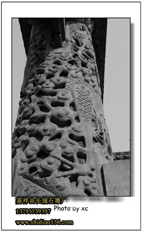 龍柱石雕 石牌坊龍柱