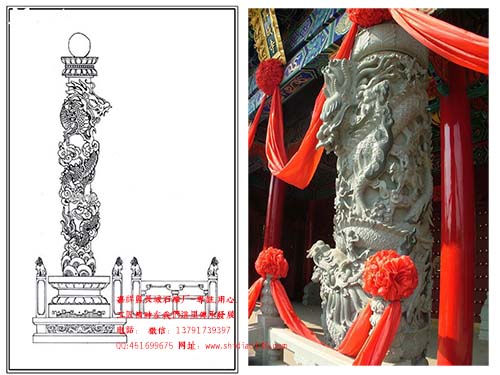 決定石雕龍柱價格的三大因素 決定石雕龍柱價格的三大因素