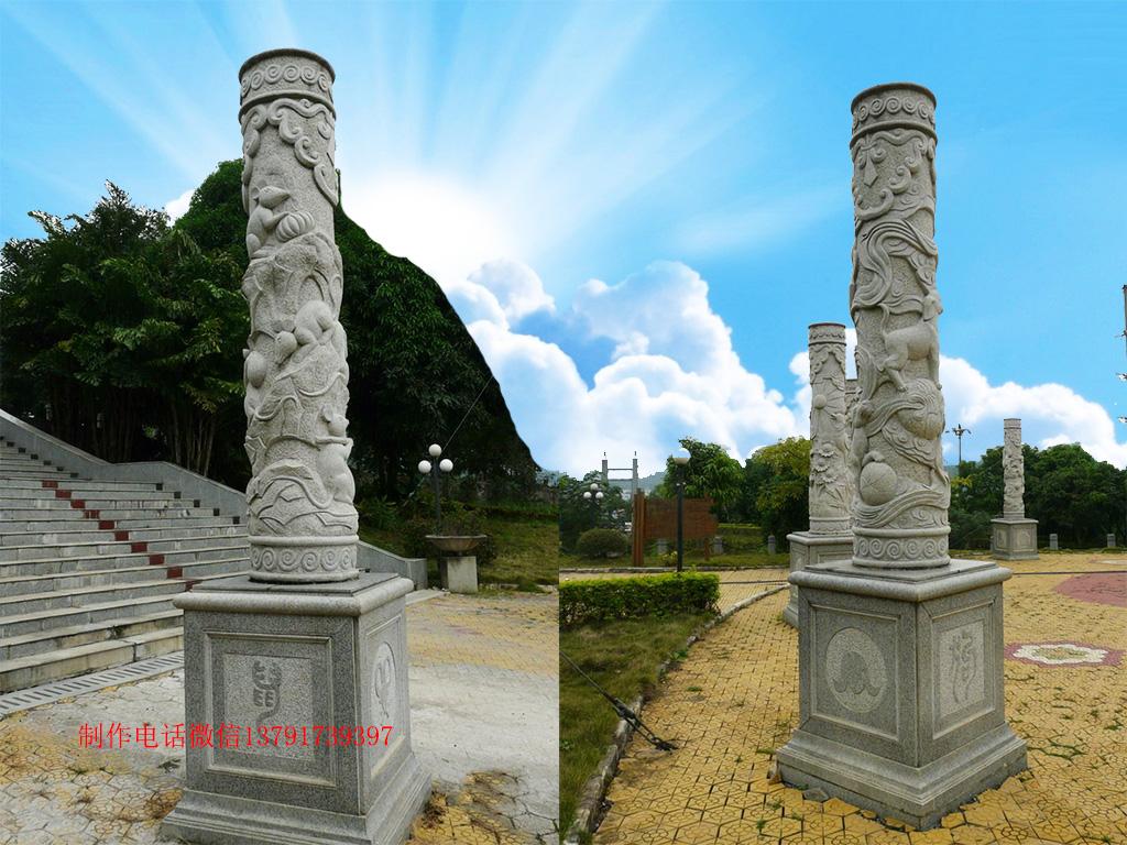 十二生肖浮雕柱 十二生肖浮雕柱圖片