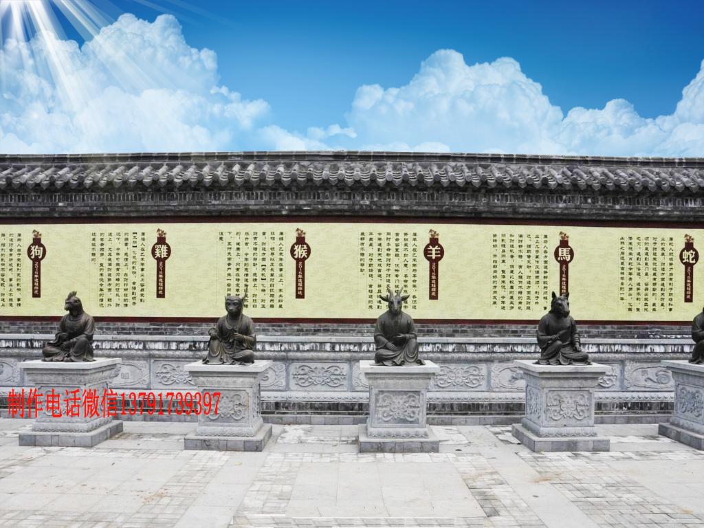 十二生肖雕塑 十二生肖雕塑圖片