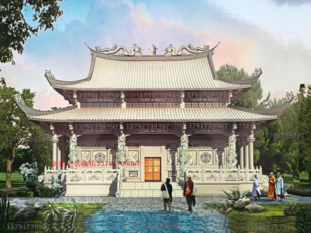 石頭大殿 寺院石頭大殿圖片石雕大殿樣式大全